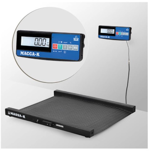 Весы низкопрофильные моноблочные с RS, USB, Ethernet, WiFi МАССА-К 4D-LM-10/10-2000-A RUEW Весы