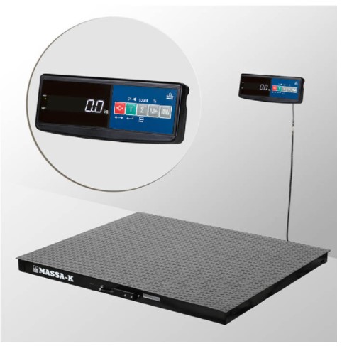 Весы платформенные с печатью МАССА-К 4D-PM-10/10-1000-RL Весы